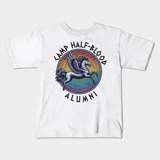 camp half blood - percy jackson - rainbow color Kids T-Shirt